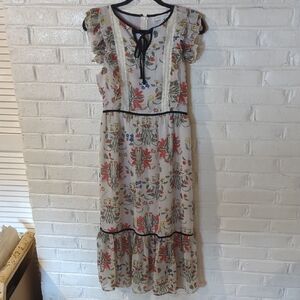 Endless Rose Multicolor Floral Midi Dress